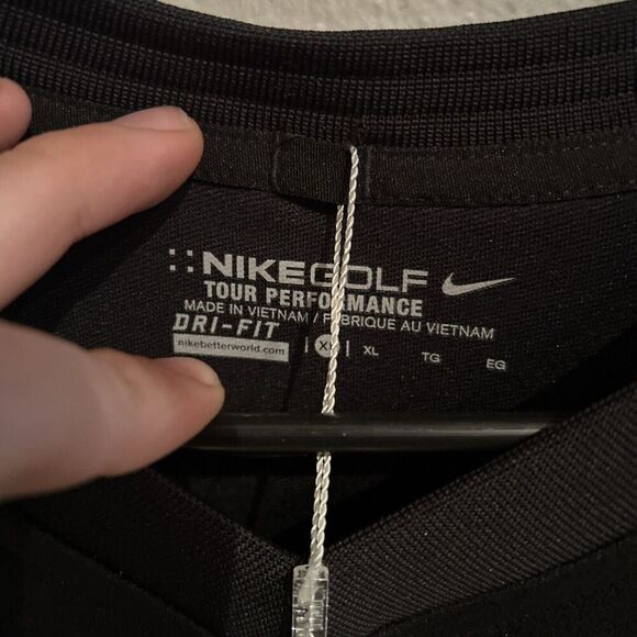 Nike Tour Performance Mens XL Black Dri Fit Golf Vest - Picture 4 of 5